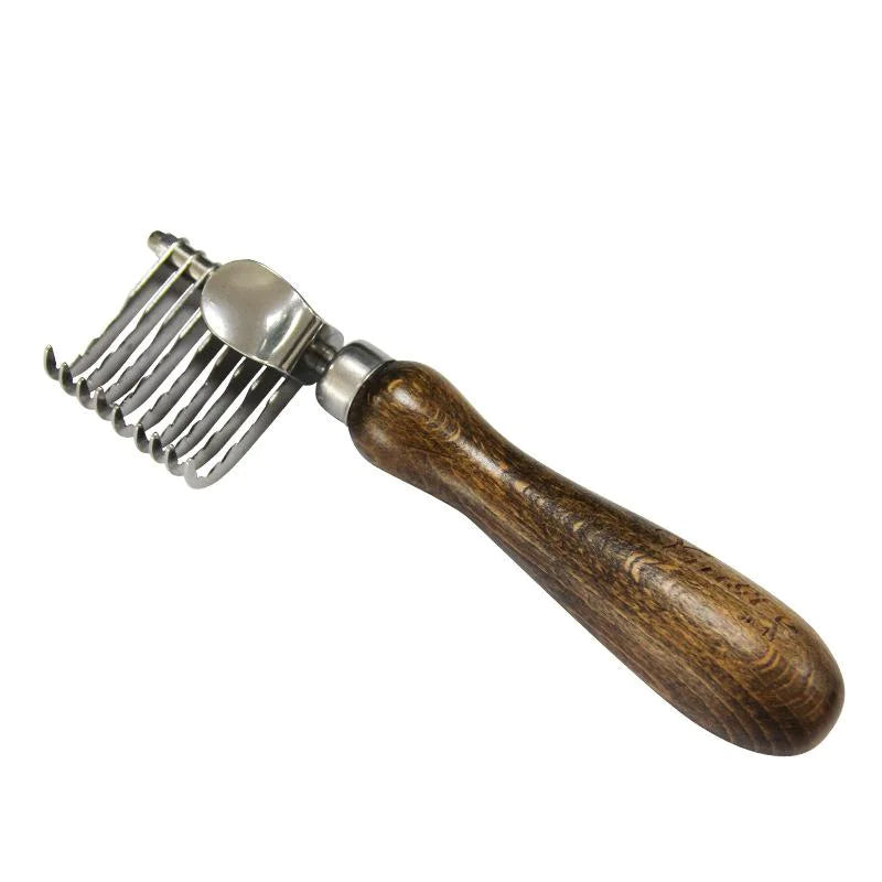 Walnut Knot Comb for Pet Grooming